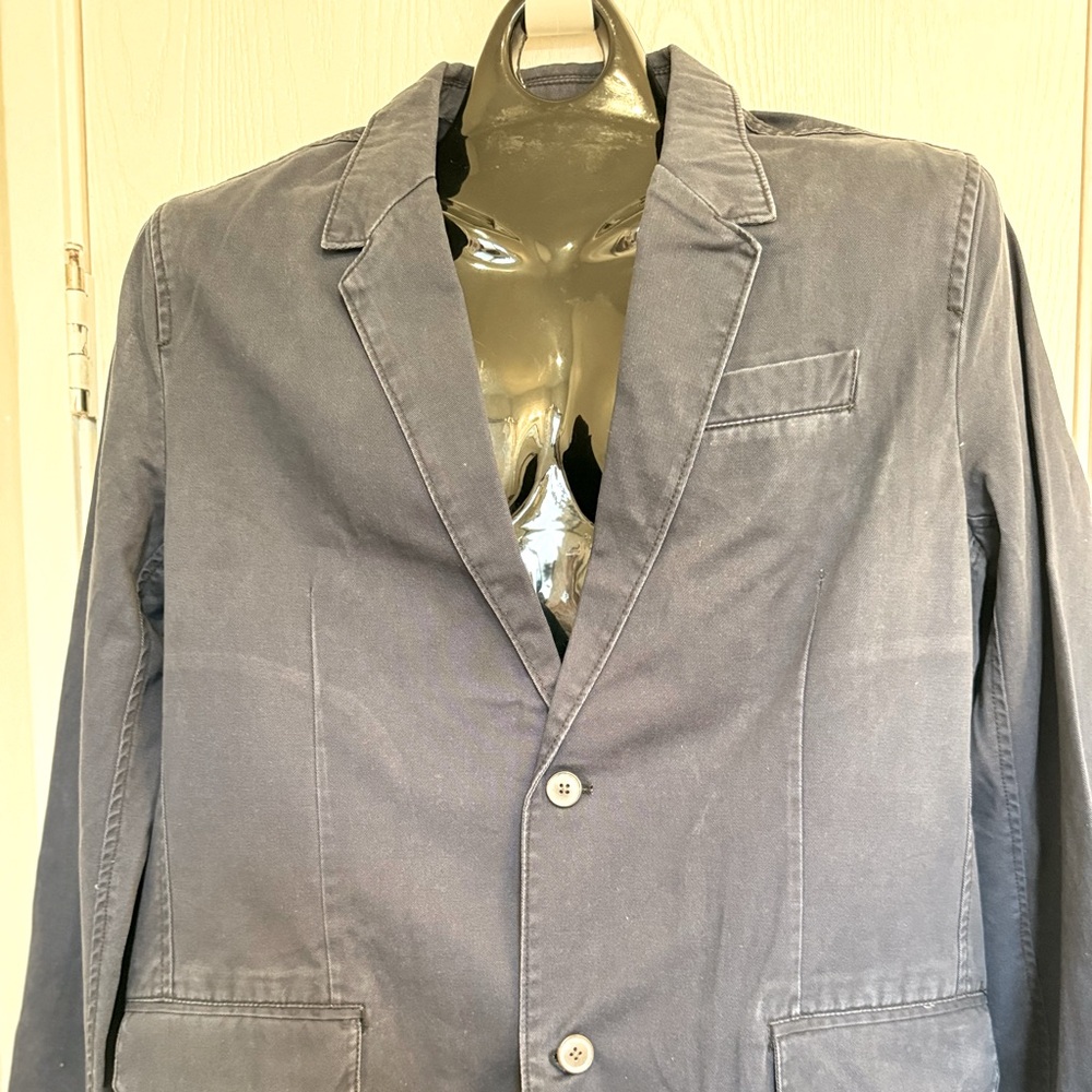 Aeropostale A87 Mens Sport Coat Jacket Blazer Blue Size L NWT
